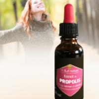 Lot de 4 extraits de propolis de notre production en Auvergne (dosage en pipette), 30 ml