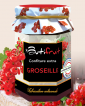 Confiture Extra Groseille, 55% de fruits, pot de 375g