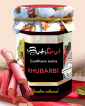 Confiture Extra Rhubarbe, 55% de fruits, pot de 375g